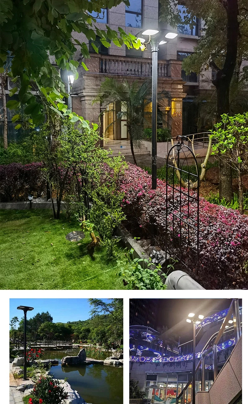 Solar Energy Outdoor 30W 32W LED Garden Light Housing Garden Solar Light
