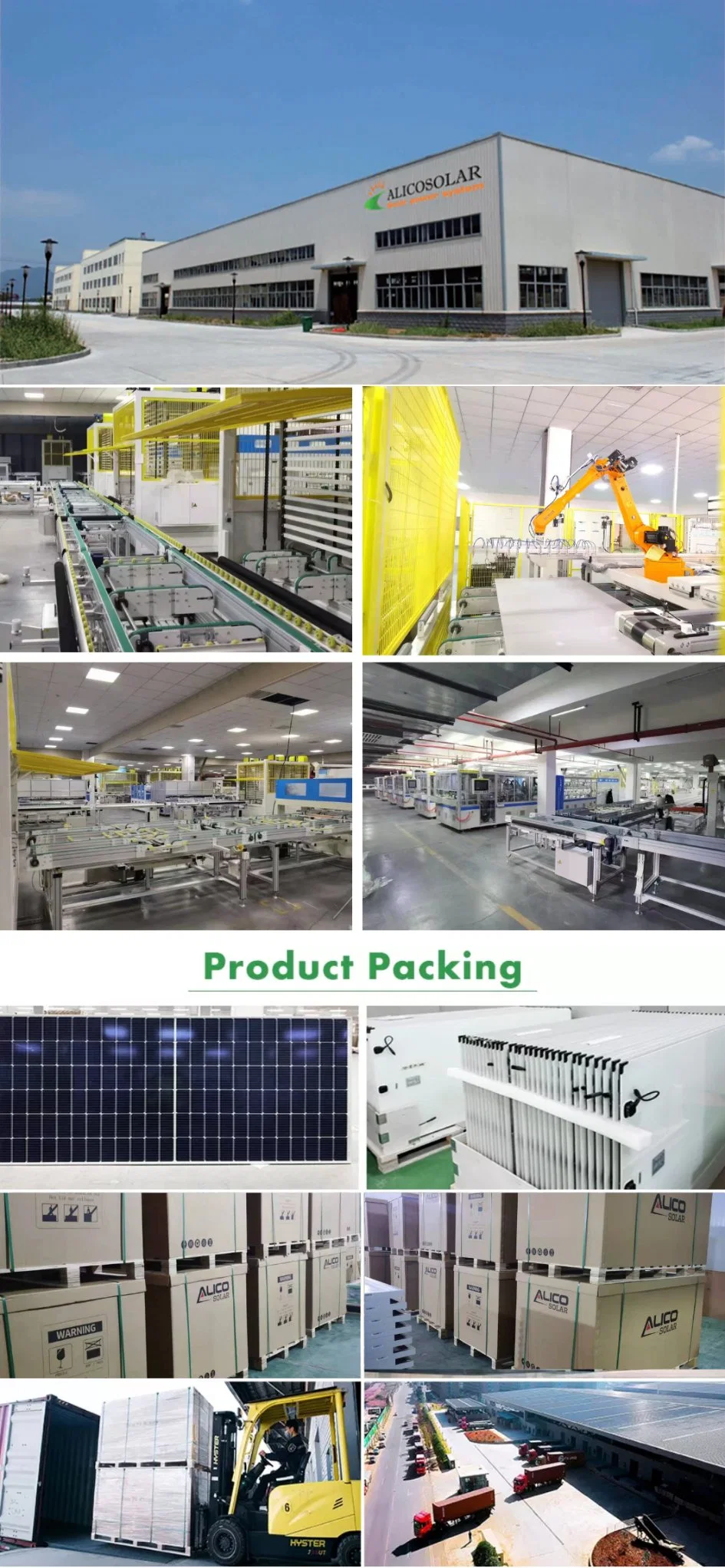 Factory 182mm Half Cell Solar PV Modules 410W 550W 700W 144cells Photovoltaic Perc Hjt Mono Solar Panel Price for Home Commercial Solar Power Energy System