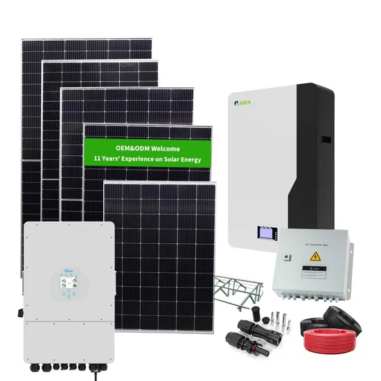 with High Efficiency Mono Solar Panel of 6000 W Mobile Solar Energy Storage System